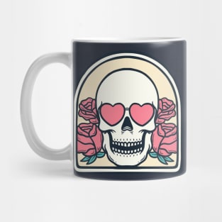 Romantic skull couple Mug